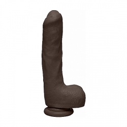 UNCUT D - PENE REALÍSTICO ULTRASKYN 22CM - CHOCOLATE