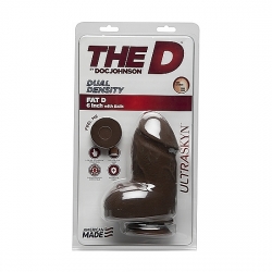 FAT D - PENE REALÍSTICO ULTRASKYN 15,7CM - CHOCOLATE