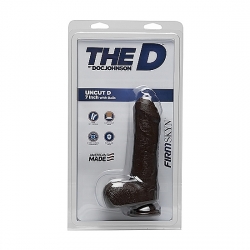 UNCUT D - PENE REALÍSTICO FIRMSKYN 17,5CM - CHOCOLATE