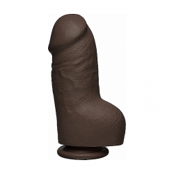 FAT D - PENE REALÍSTICO FIRMSKYN 20CM - CHOCOLATE