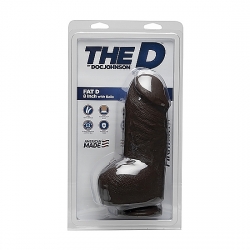 FAT D - PENE REALÍSTICO FIRMSKYN 20CM - CHOCOLATE