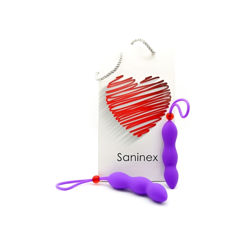 SANINEX CLIMAX - PLUG CON ANILLO - MORADO