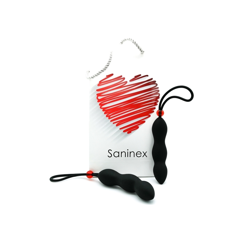 SANINEX CLIMAX - PLUG CON ANILLO - NEGRO