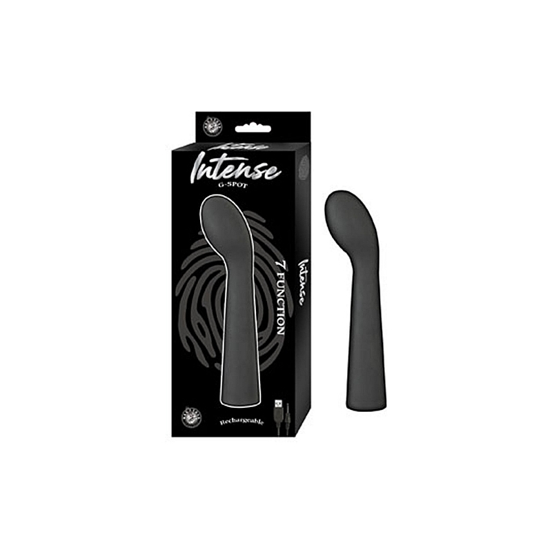 INTENSE G-SPOT VIBRADOR DE SILICONA - NEGRO