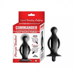 COMMANDER EXPERT PLUG ANAL VIBRADOR - NEGRO