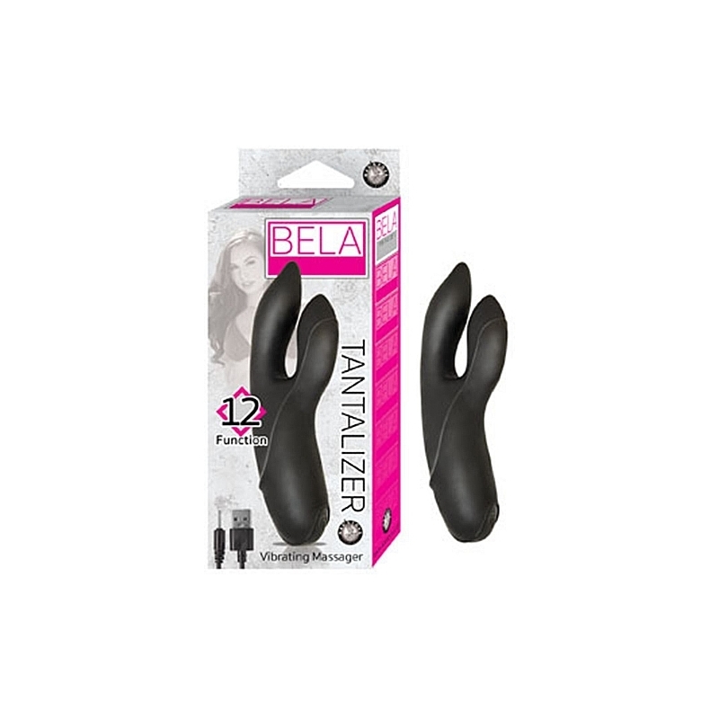 BELA TANTALIZER VIBRADOR DE SILICONA - NEGRO