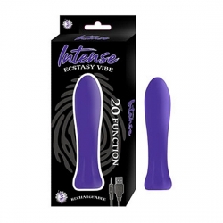 INTENSE ECSTASY VIBRADOR DE SILICONA - MORADO