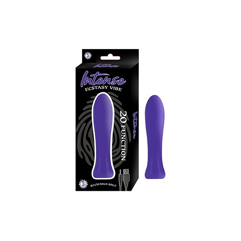 INTENSE ECSTASY VIBRADOR DE SILICONA - MORADO