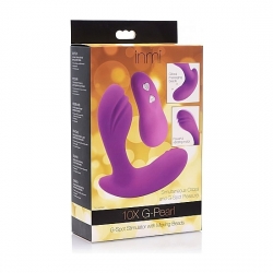 G-PEARL ESTIMULADOR PUNTO G 10X CON PERLAS DE MOVIMIENTO - MORADO