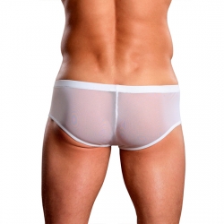 MALE POWER BOXER BLANCO TRANSPARENCIAS