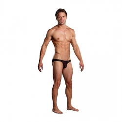 MALE POWER BIKINI NEGRO TRANSPARENCIAS