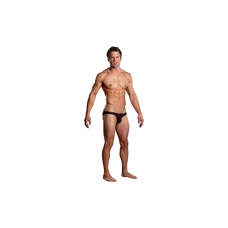 MALE POWER BIKINI NEGRO TRANSPARENCIAS