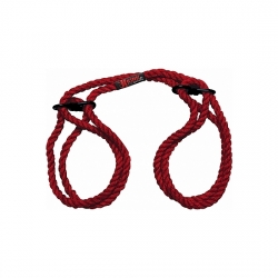 HOGTIED - BIND & TIE - ATADURAS DE CUERDA PARA MUÑECAS Y TOBILLOS - ROJO