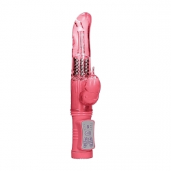 VIBRADOR RAMPANTE DOLPHIN CON ROTACIÓN - ROSA