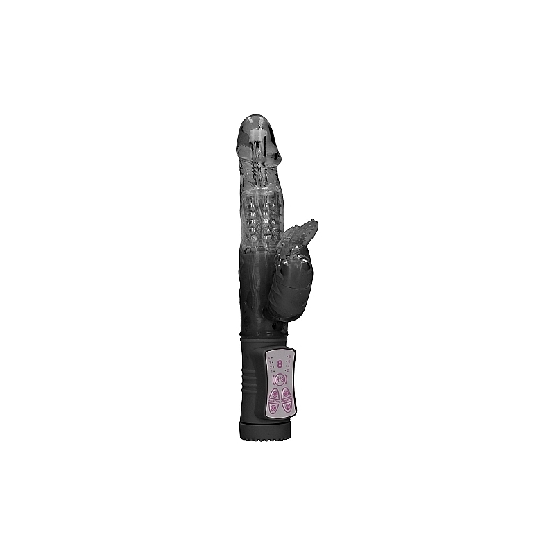 VIBRADOR RAMPANTE BEETLE CON ROTACIÓN - NEGRO