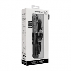 VIBRADOR RAMPANTE BEETLE CON ROTACIÓN - NEGRO