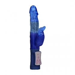 VIBRADOR RAMPANTE BEETLE CON ROTACIÓN - AZUL