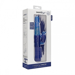 VIBRADOR RAMPANTE BEETLE CON ROTACIÓN - AZUL