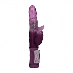 VIBRADOR RAMPANTE BEETLE CON ROTACIÓN - MORADO