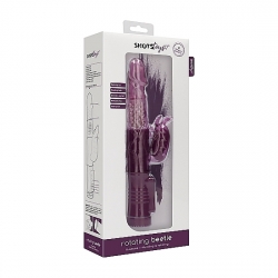 VIBRADOR RAMPANTE BEETLE CON ROTACIÓN - MORADO