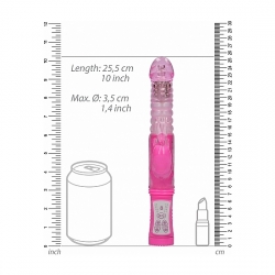 VIBRADOR RAMPANTE THRUSTING RABBIT - ROSA