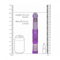 VIBRADOR RAMPANTE THRUSTING RABBIT - MORADO