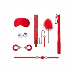 KIT DE INICIACIoN AL BONDAGE 6 ROJO