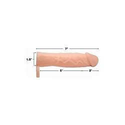 EXTENSIÓN PARA EL PENE DE SILICONA 5CM