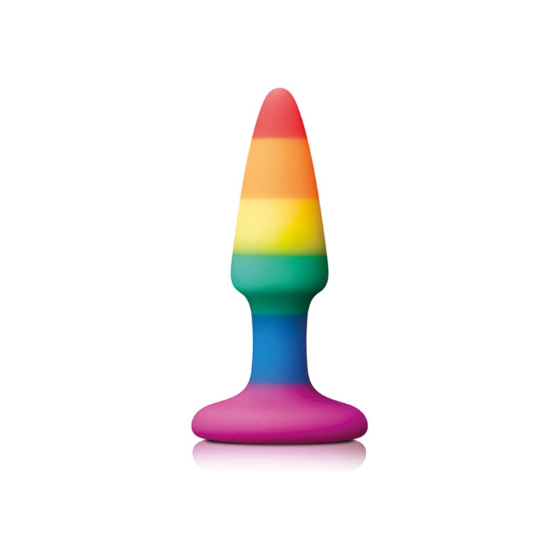 PLEASURE PLUG DE SILICONA RAINBOW MINI