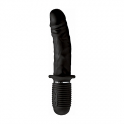 POWER POUNDER PENE VIBRADOR DE SILICONA - NEGRO