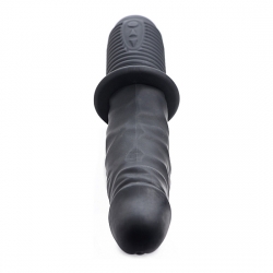 POWER POUNDER PENE VIBRADOR DE SILICONA - NEGRO