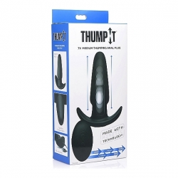 KINETIC THUMPING 7X PLUG ANAL MEDIANO - NEGRO