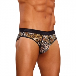 MALE POWER BOXER ESTAMPADO LEOPARDO MARRON