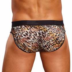 MALE POWER BOXER ESTAMPADO LEOPARDO MARRON