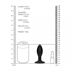 PLUG CON BASE INTERCAMBIABLE - MEDIANO - NEGRO