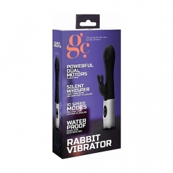 RABBIT VIBRADOR RAMPANTE - NEGRO