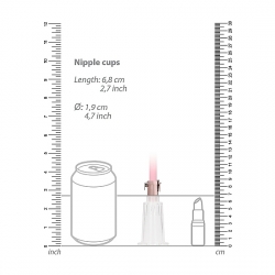 KIT MEDIANO DE SUCCIÓN PARA PECHOS Y CLÍTORIS - ROSA