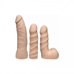 KIT DUAL DENSITY ULTRASKYN VIBRADOR PARA PRINCIPIANTES - VAINILLA