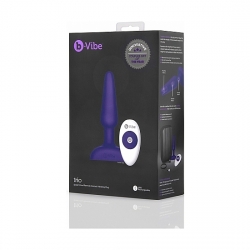 TRIO PLUG VIBRADOR CON MANDO - MORADO