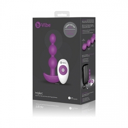 TRIPLET PLUG DE CUENTAS ANALES TRIPLE - FUCSIA