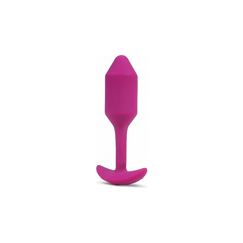 SNUG PLUG ANAL SILICONA CON VIBRACIÓN 12CM - ROSA