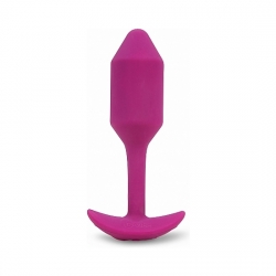 SNUG PLUG ANAL SILICONA CON VIBRACIÓN 12CM - ROSA