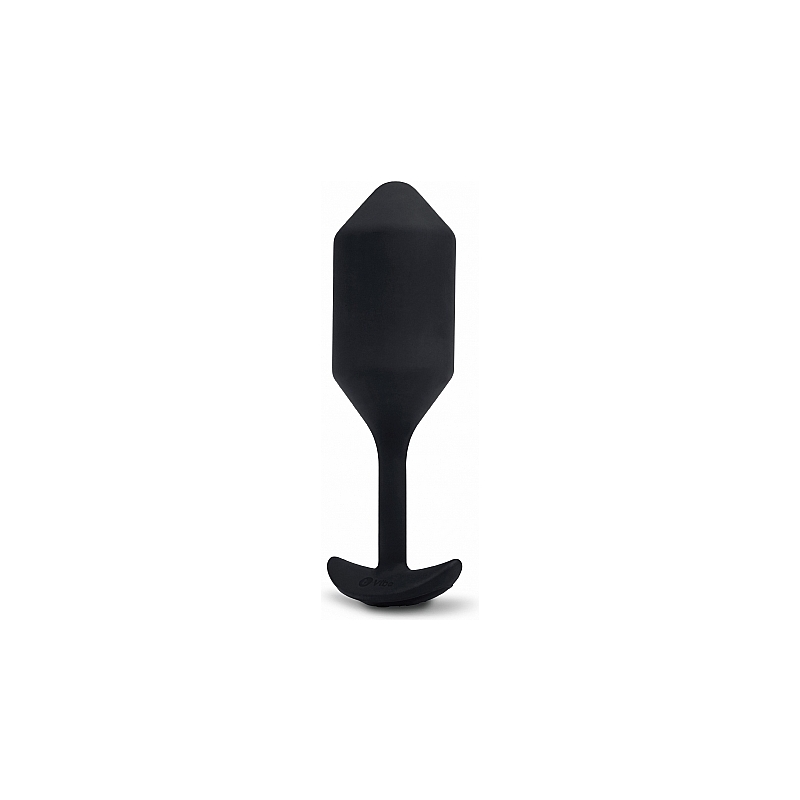 SNUG PLUG ANAL SILICONA CON VIBRACIÓN 15CM - NEGRO