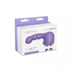 LE WAND PETITE RIPPLE ACOPLE SILICONA - VIOLETA