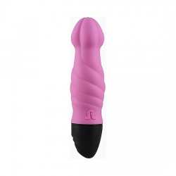 TORNADO MINI VIBRADOR SILICONA - ROSA