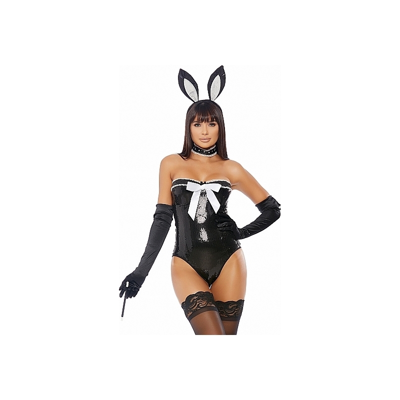 DISFRAZ VOILA SEXY RABBIT - NEGRO