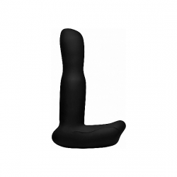 VIBRADOR PRÓSTATA DE SILICONA CON MANDO - NEGRO