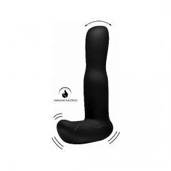 VIBRADOR PRÓSTATA DE SILICONA CON MANDO - NEGRO