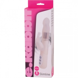 E RABBIT SLIMINE - VIBRADOR RAMPANTE BLANCO