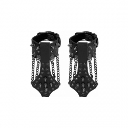 OUCH! SKULLS AND BONES ESPOSAS CON PINCHOS Y CADENAS - NEGRO